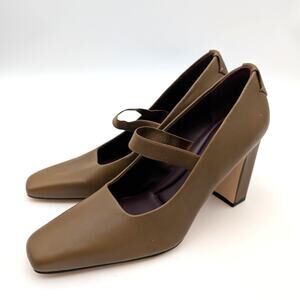 Sarto by Franco Sarto Flexa Bria Square Toe Pump Women's Brown Size US8.5M EU39